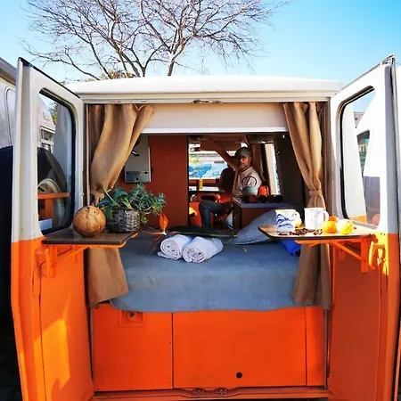 Розкішний намет Rent A Blueclassics 's Campervan Combi J9 En Algarve Au Portugal