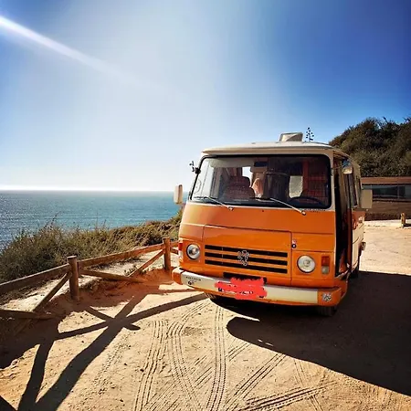 Luxe tent Rent A Blueclassics 's Campervan Combi J9 En Algarve Au Portugal