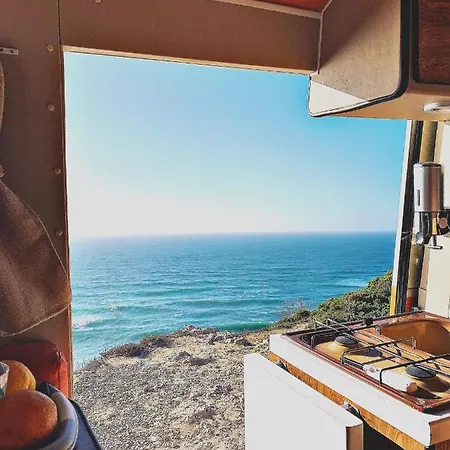 Luxe tent Rent A Blueclassics 's Campervan Combi J9 En Algarve Au Portugal *